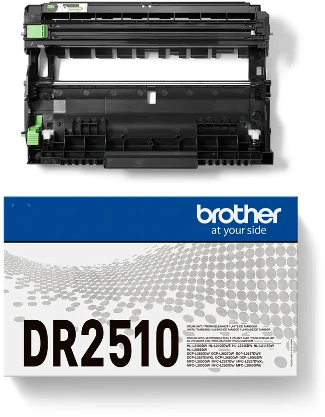 BROTHER DR2510 Black Drum Unit Single Pack Prints 15.000 DR2510