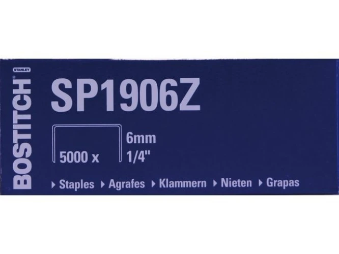 BOSTITCH Heftklammern SP19 1/4, 6mm