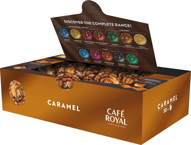 CAFÉ ROYAL Professional Pads Caramel 50 Stück