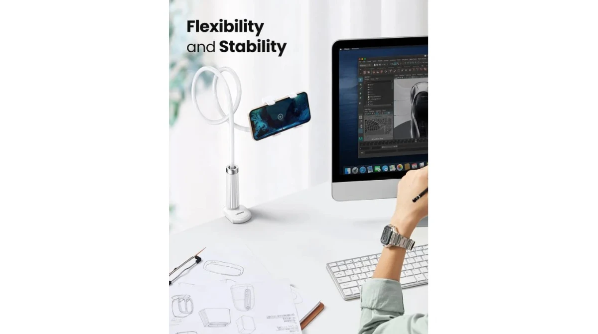 UGREEN Support de téléphone flexible bras long