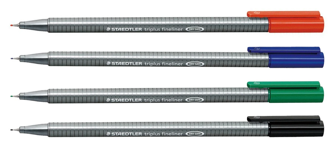 STAEDTLER Feinschreiber triplus 334 0.3 mm (4x)