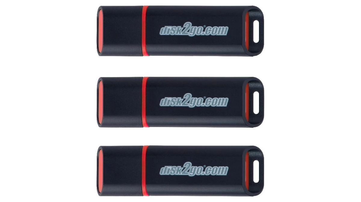 DISK2GO USB-Stick passion 2.0 8GB, 3 pcs.