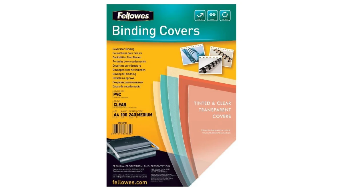 FELLOWES Page de couverture 240mic A4