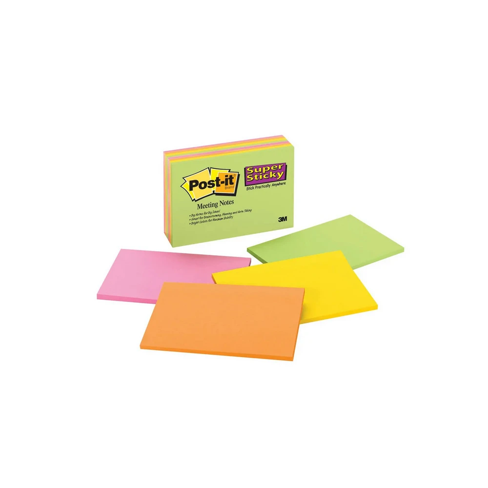 POST-IT Notes adhésives Super Sticky grand 4 x 45 feuilles