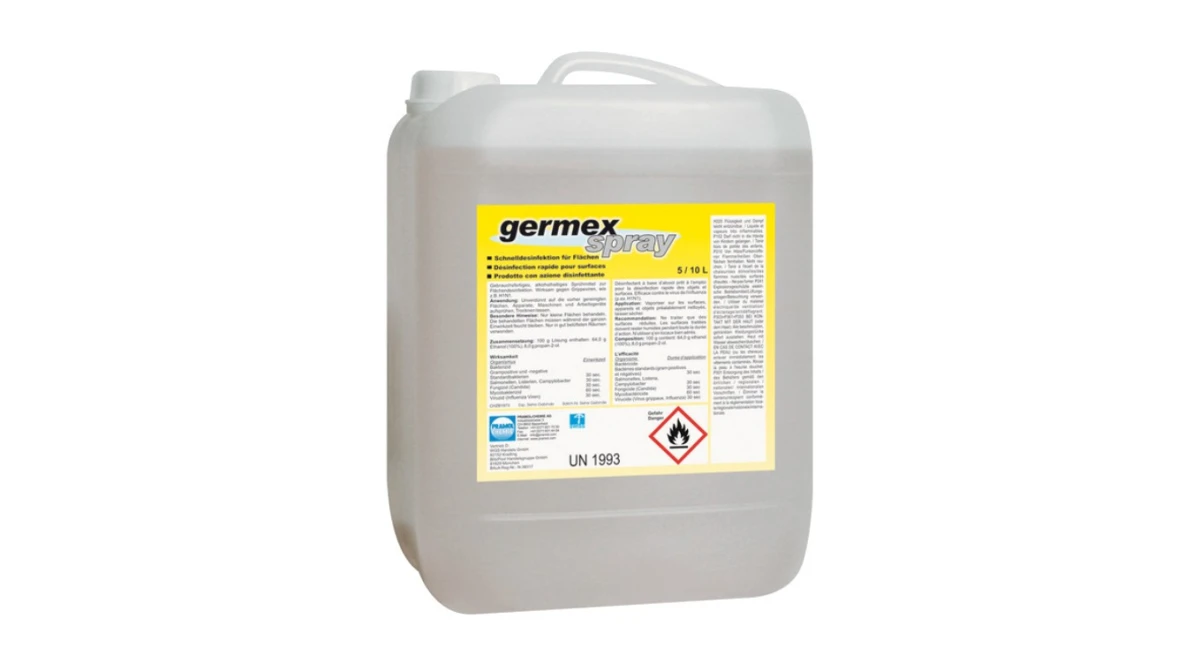 PRAMOL Désinfectant pour surfaces Germex Spray 10 L
