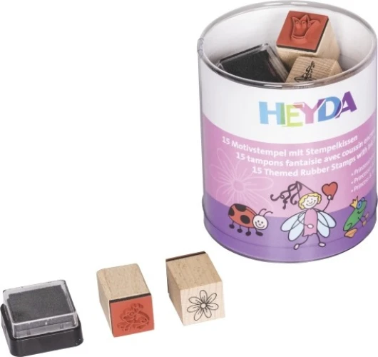 HEYDA Stempel-Dose Prinzessin/Feen