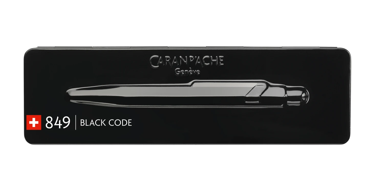 CARAN d'A Kugelschreiber 849 Black Code
