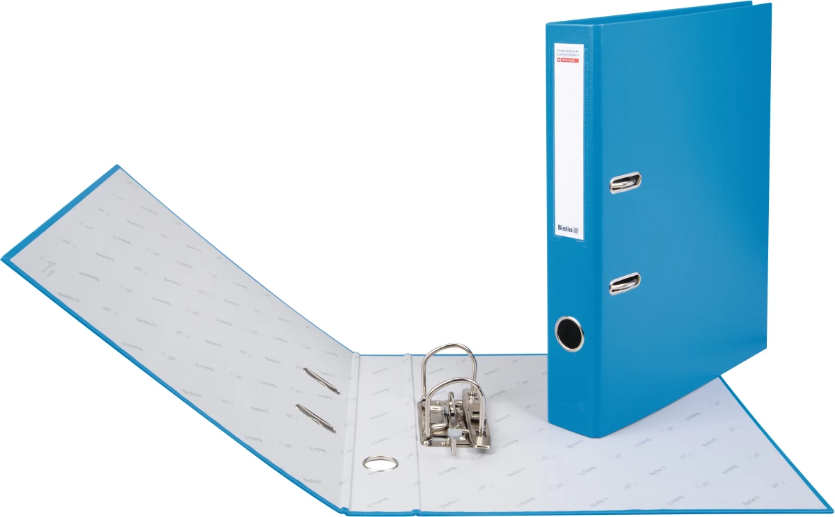 Biella Bundesordner mit 4 cm Rückenbreite, blau