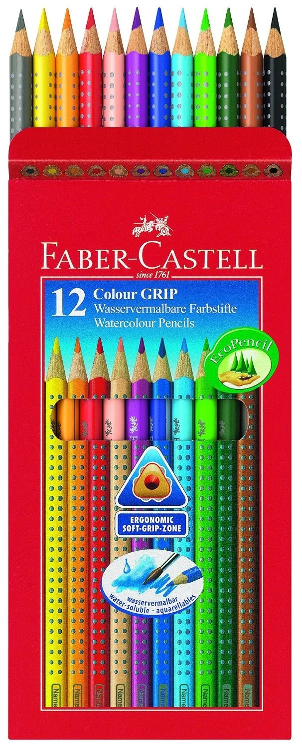 FABER-CASTELL Crayons colour GRIP