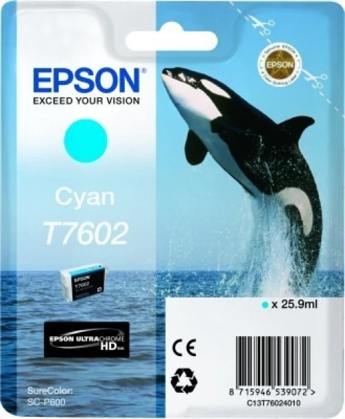 EPSON Tintenpatrone cyan T760240