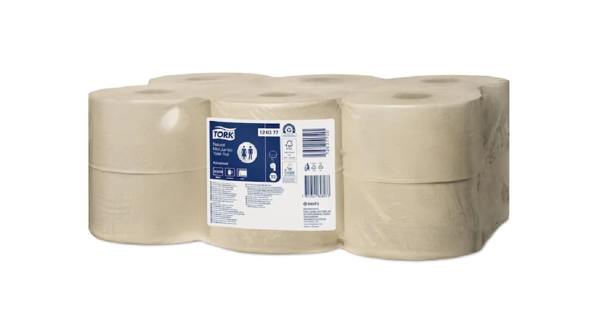 TORK Papier toilette Jumbo Mini 2 couches, 12 rouleaux