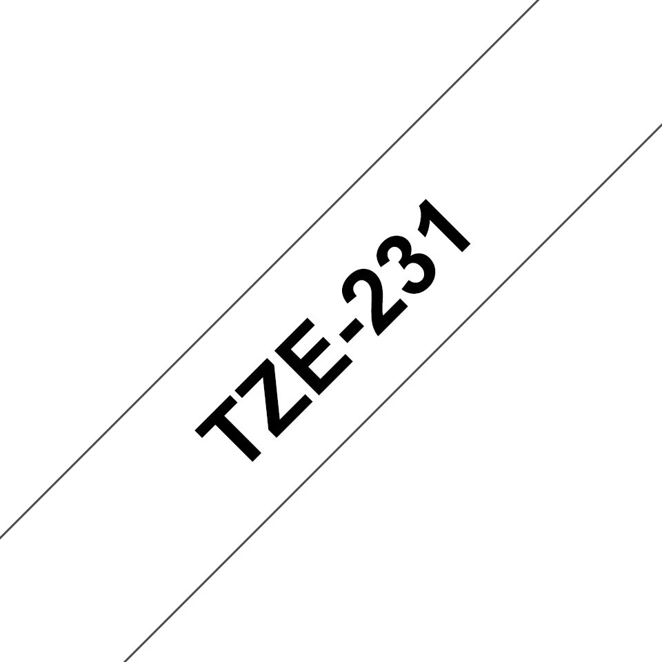BROTHER P-TOUCH TZe-231 Ruban d'écriture 12mm x 8m