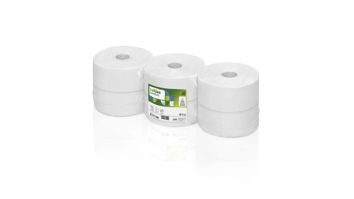 SATINO Papier toilette Comfort Jumbo Midi 2 couches, 6 rouleaux