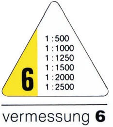 RUMOLD Règle triangulaire 150 - 30 cm - Mesure 6
