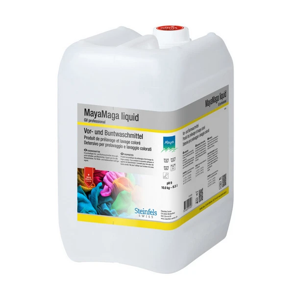 STEINFELS Prélavage et lessive couleur MayaMaga Liquid 10 kg