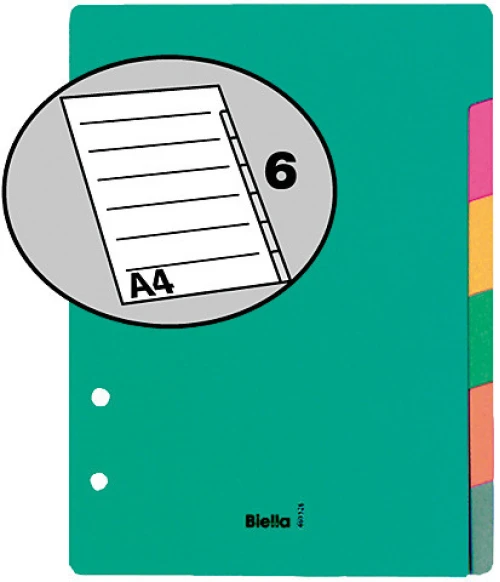BIELLA Blankoregister 6-teilig