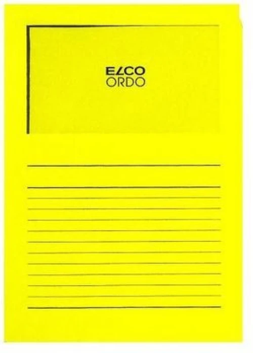 ELCO Ordo Classico avec lignes, jaune intense, paquet de 100 pièces