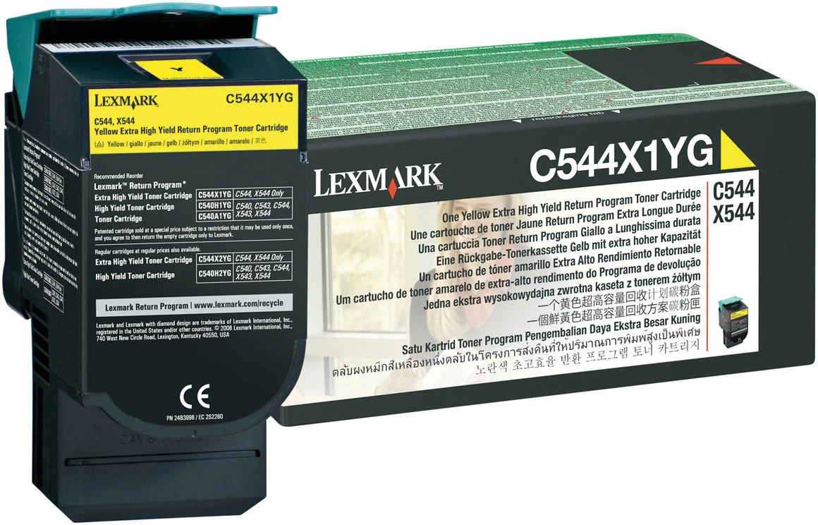 LEXMARK C544X1YG Cartouche toner jaune
