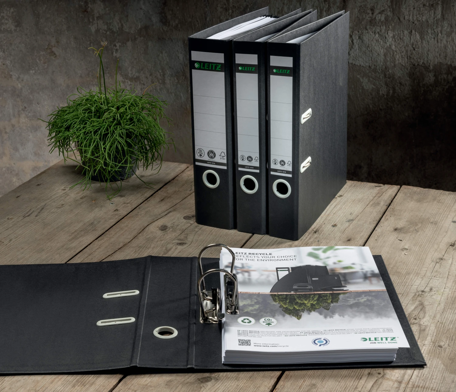 LEITZ Classeur Recycle 8 cm