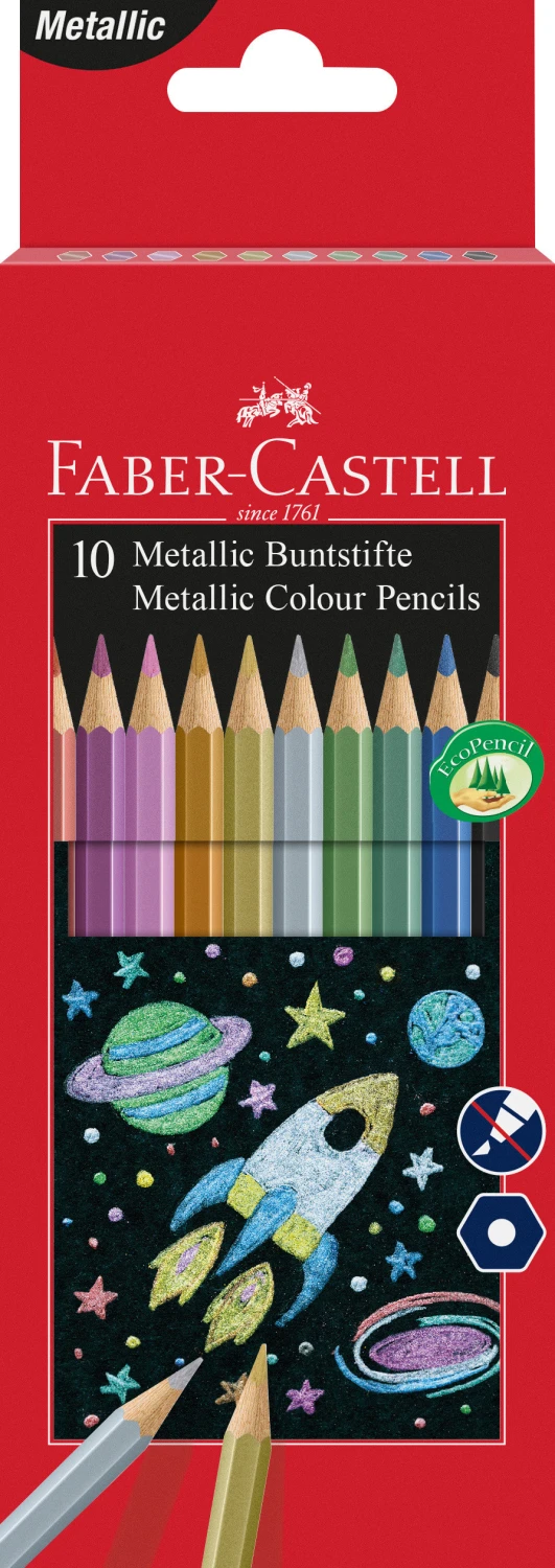 FABER-CASTELL Classic Colour Hexagonal 10 Stk.