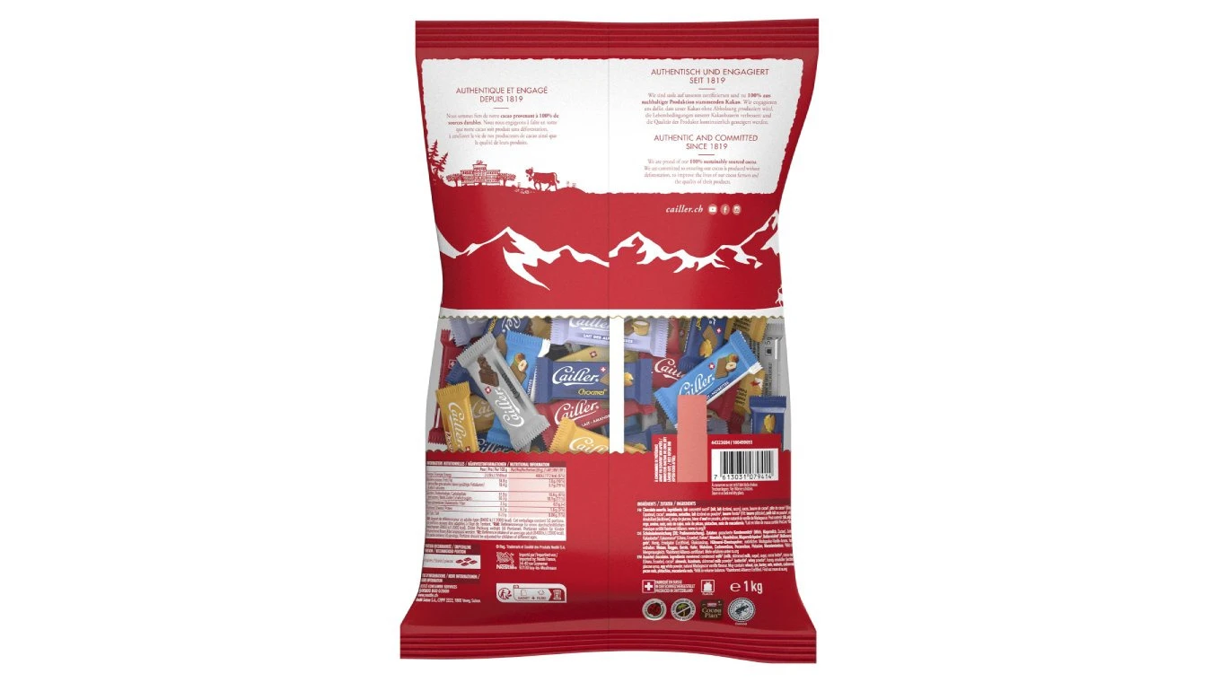 CAILLER Schokolade Napolitains 1 kg