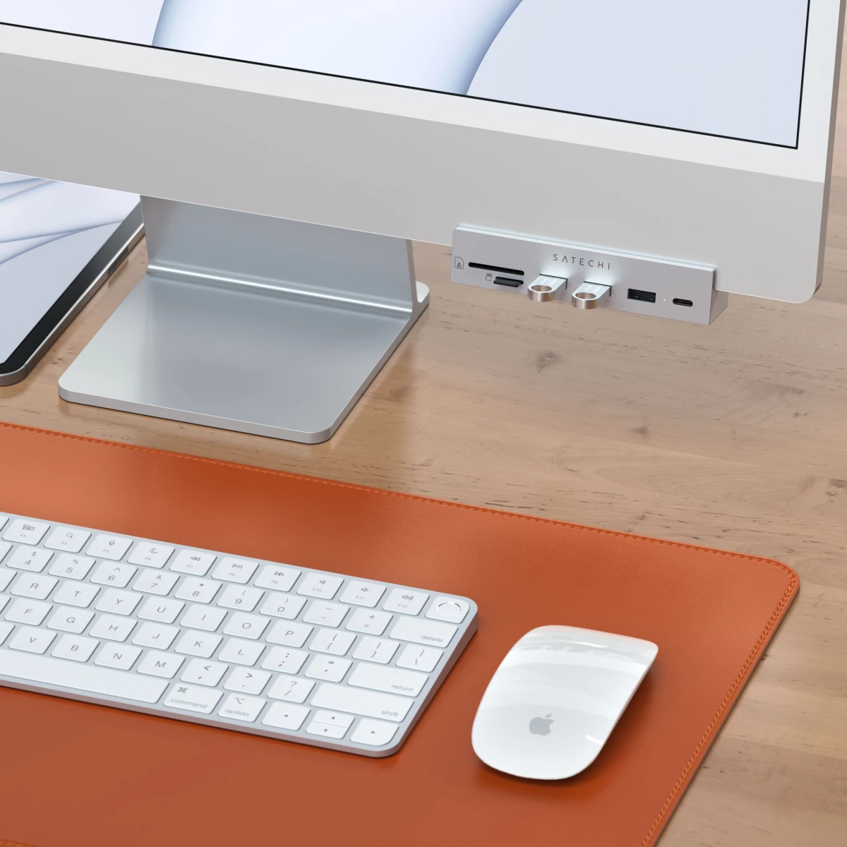 Satechi USB-C Clamp Hub für iMac 24"