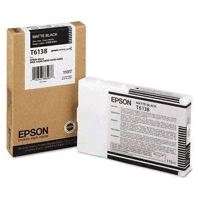 EPSON T6138 Cartouche d'encre noir mat