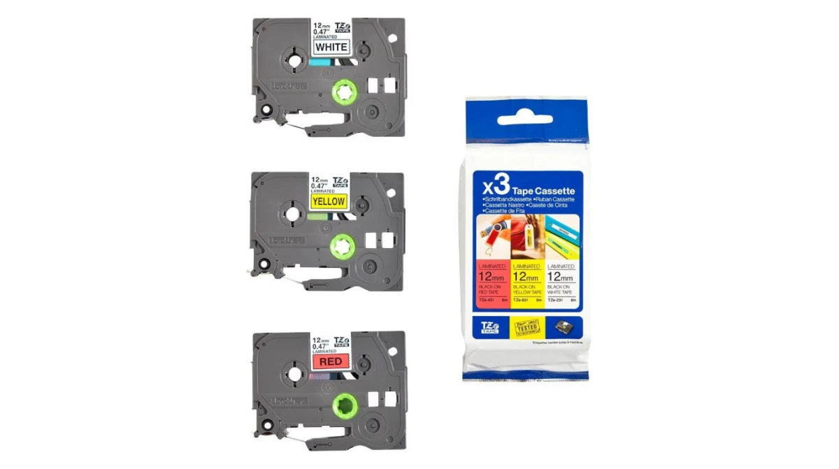 BROTHER P-TOUCH TZe-31M3 Multipack