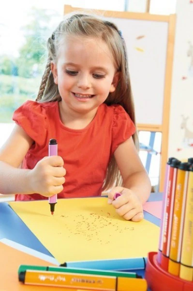 STABILO Trio Scribbi 12 couleurs, set