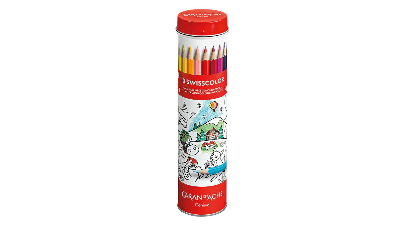 CARAN D'ACHE Crayons de couleur Swisscolor Aquarelle