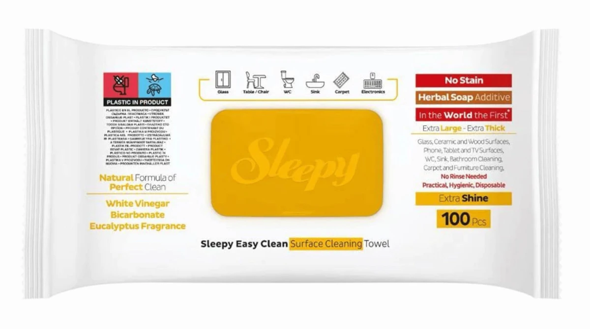 SLEEPY Oberflächenreinigungstücher Easy Clean 100 Tücher