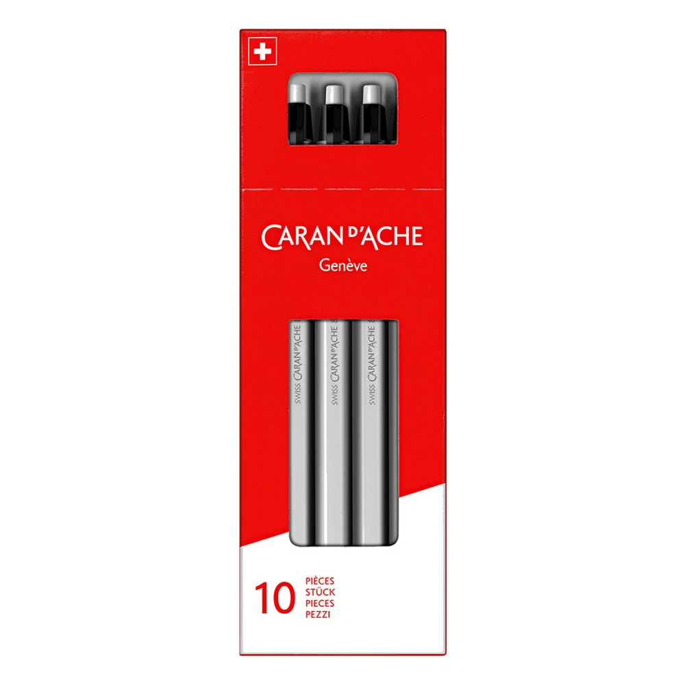 Caran D'Ache stylo à bille rétractable jetable 825 encre noir