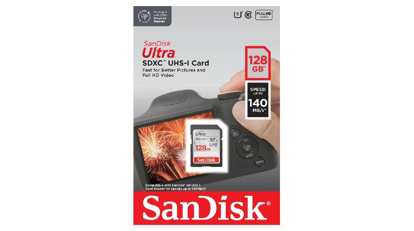 SANDISK Ultra SDXC 128GB U1, UHS-I