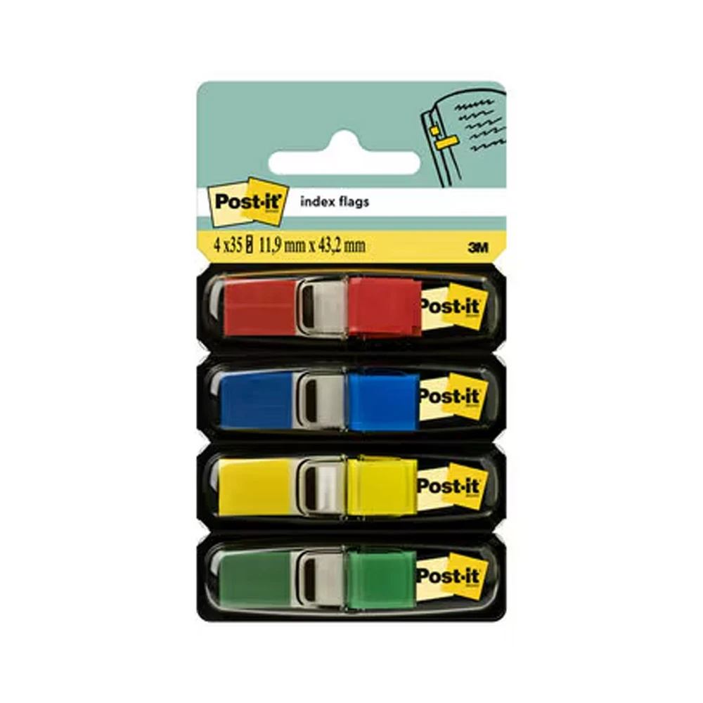 POST-IT Marque-pages Index Mini 4 x 35 feuilles