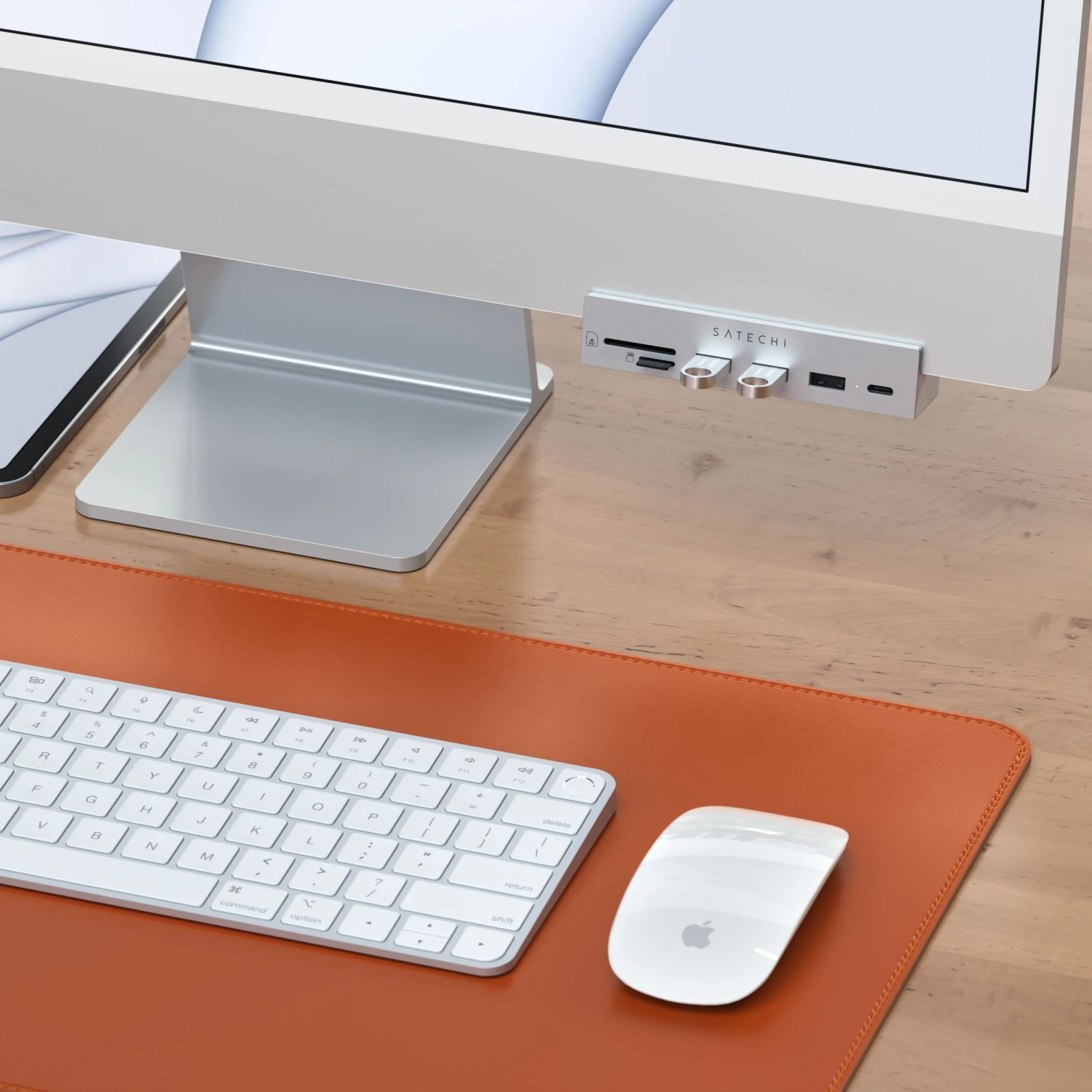 Satechi USB-C Clamp Hub für iMac 24"