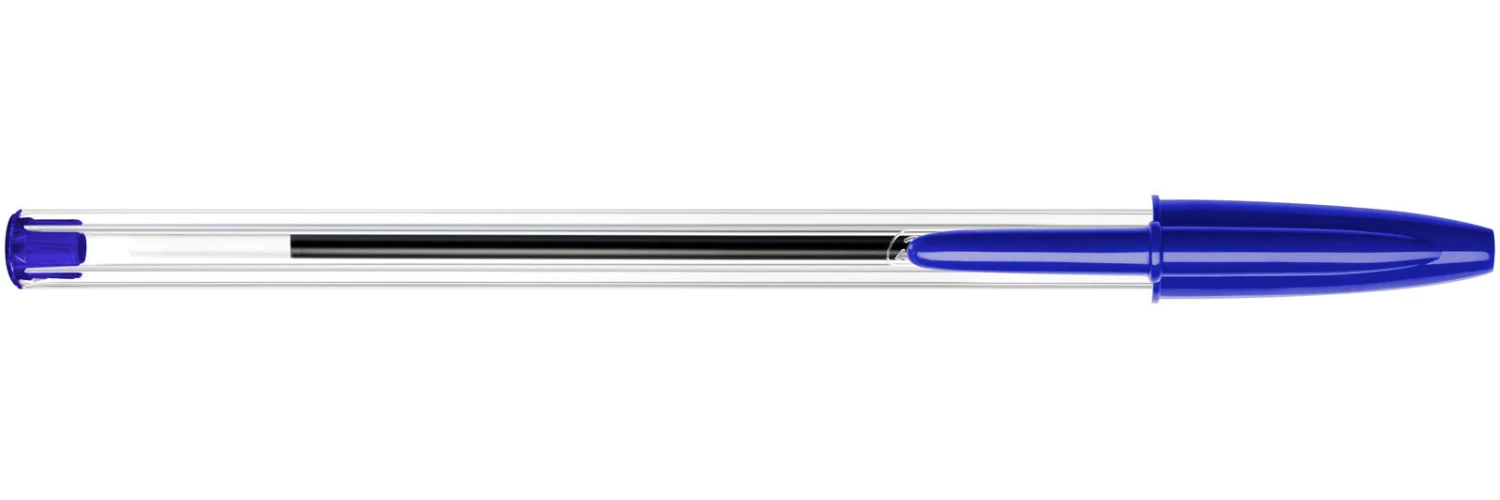 Stylo à bille BIC Cristal Original 1 mm, couleur d'encre bleue