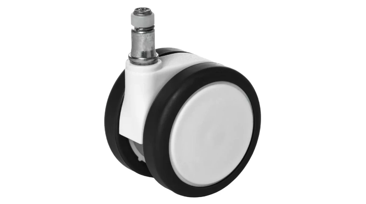 TOPSTAR Roulettes pour sols durs 5 pièces, blanc