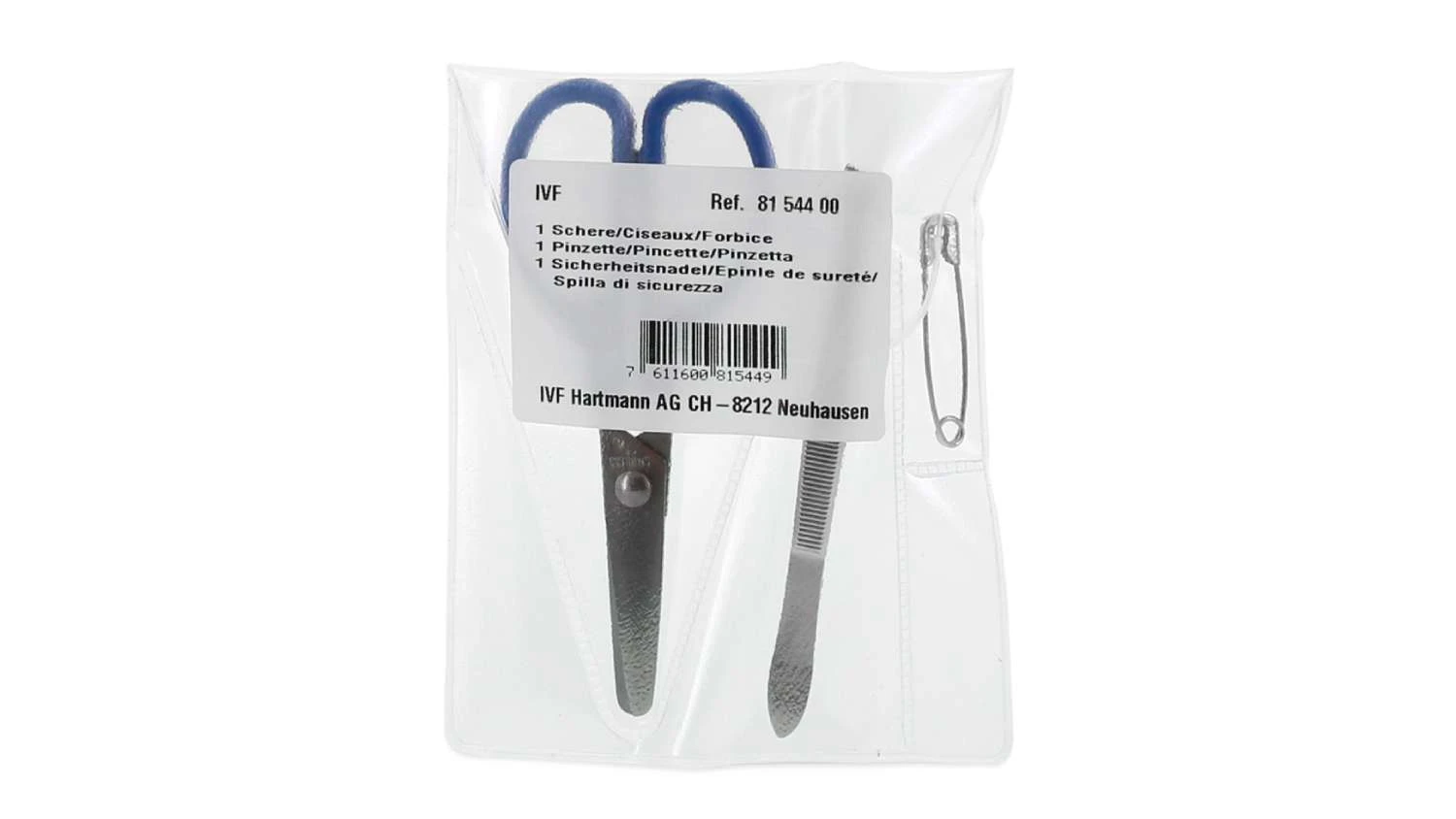 HARTMANN Etui avec ciseaux, pincette et épingle de sûreté