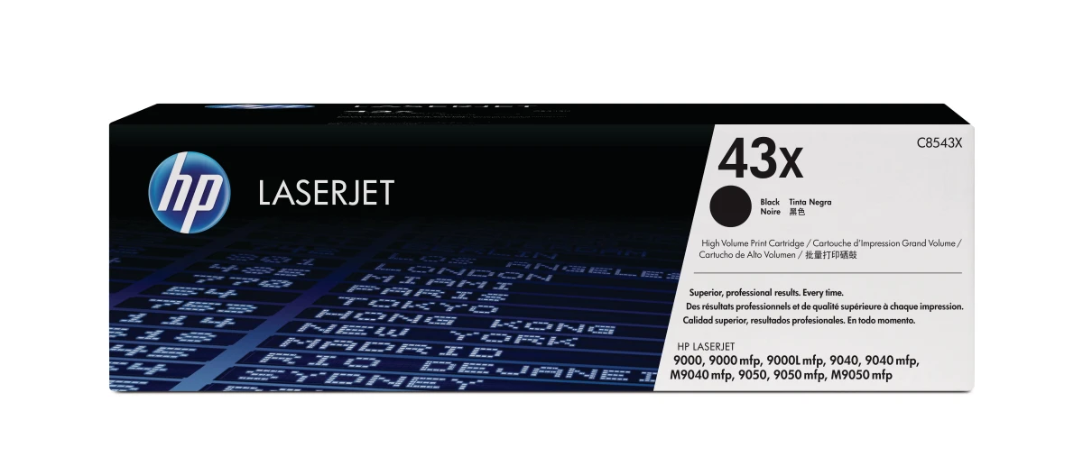 HP 43X Toner schwarz