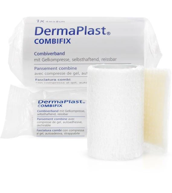 DERMAPLAST Pansement combine CombiFix 9 rouleaux