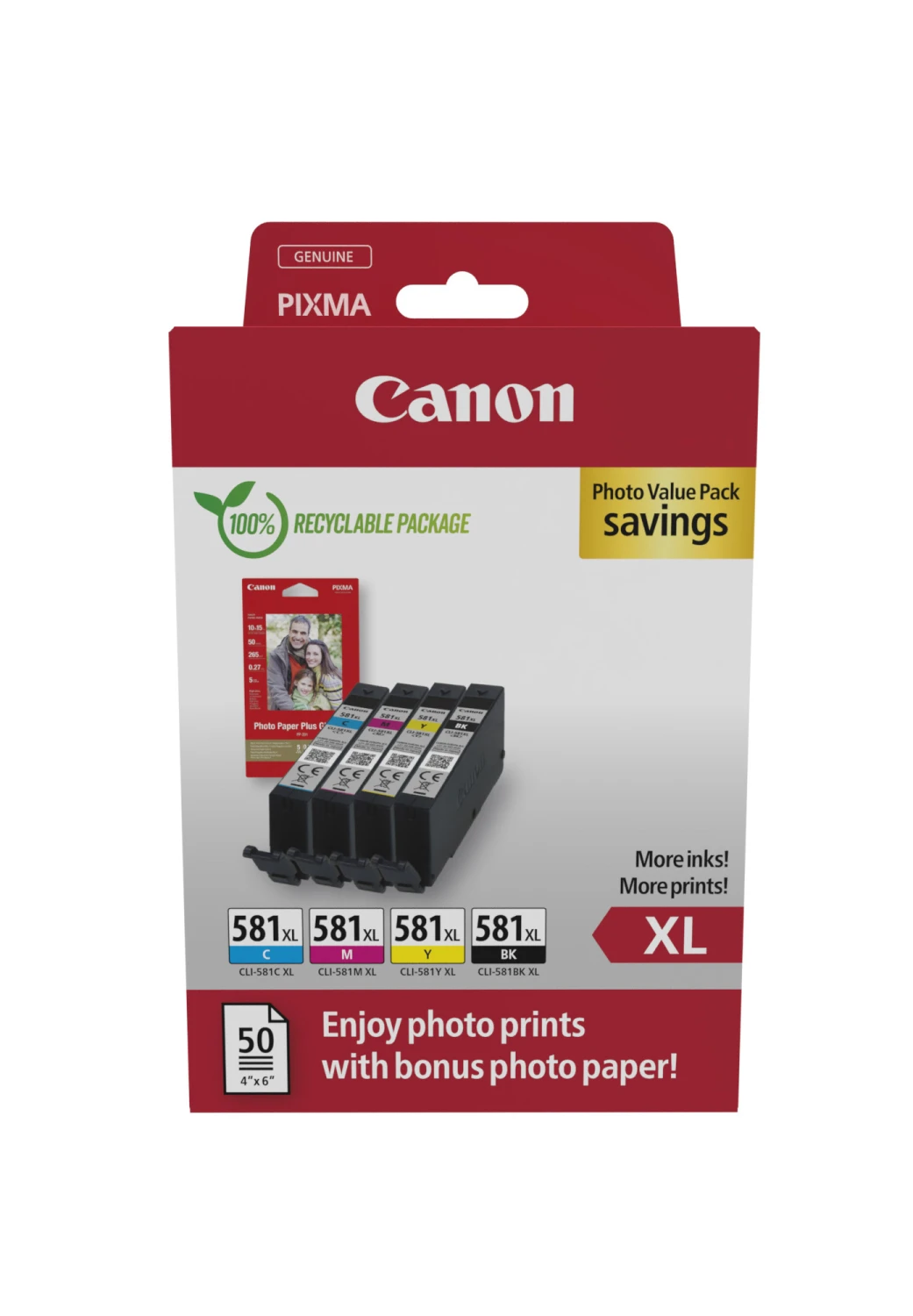 CANON Photo Valuepack XL BKCMY