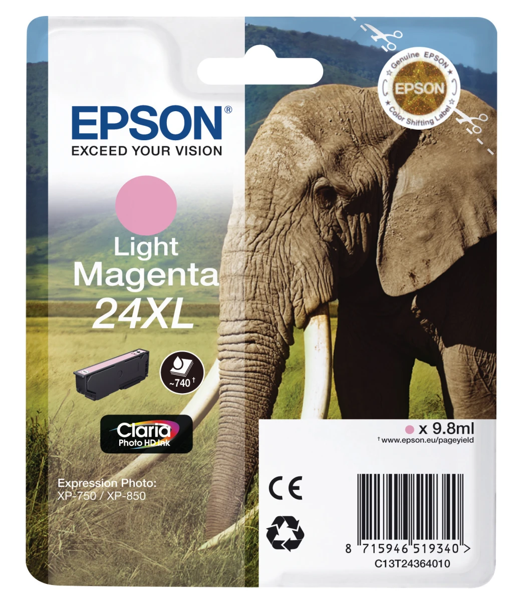 EPSON 24XL Cartouche d'encre light magenta