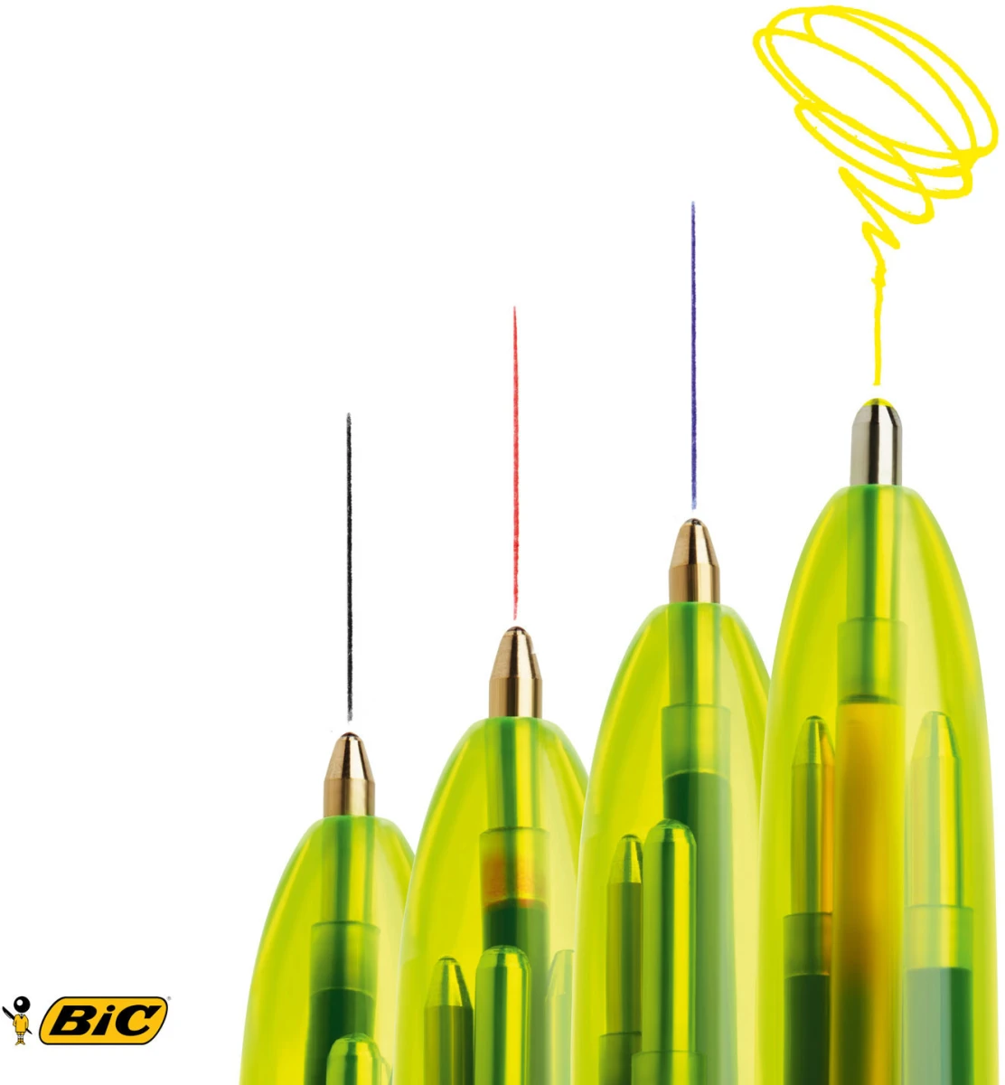 BIC Kugelschreiber Fluo