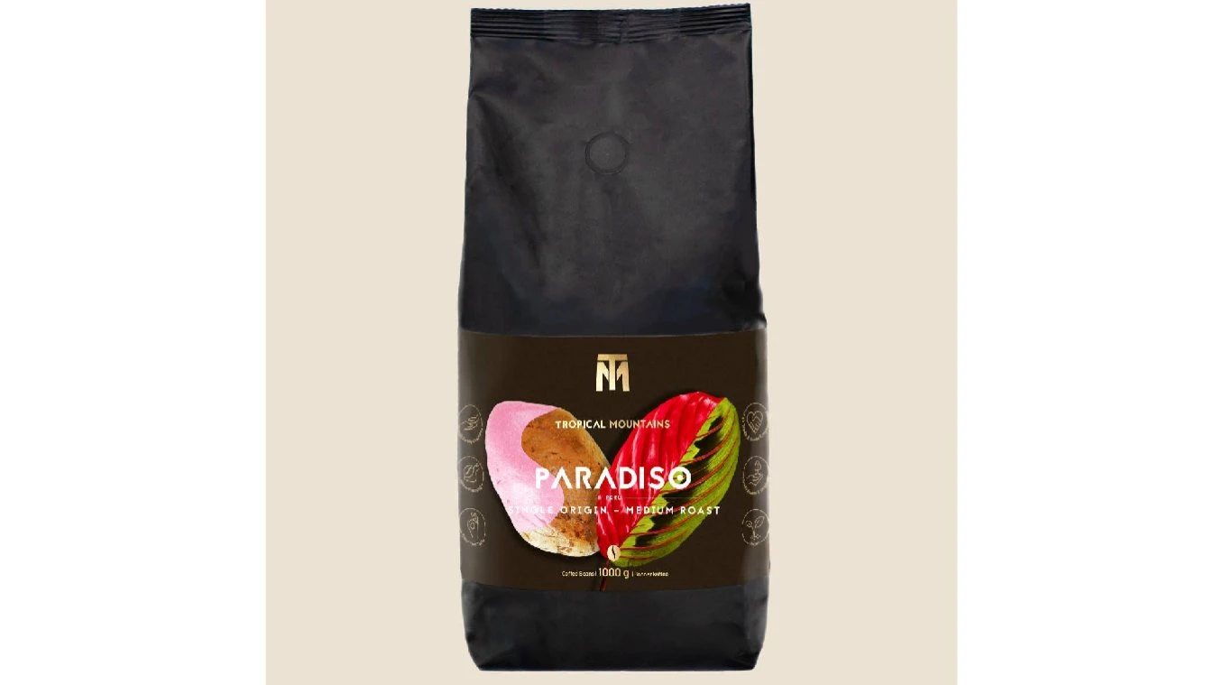 TROPICAL MOUNTAINS Café en grains Bio Paradiso 1 kg