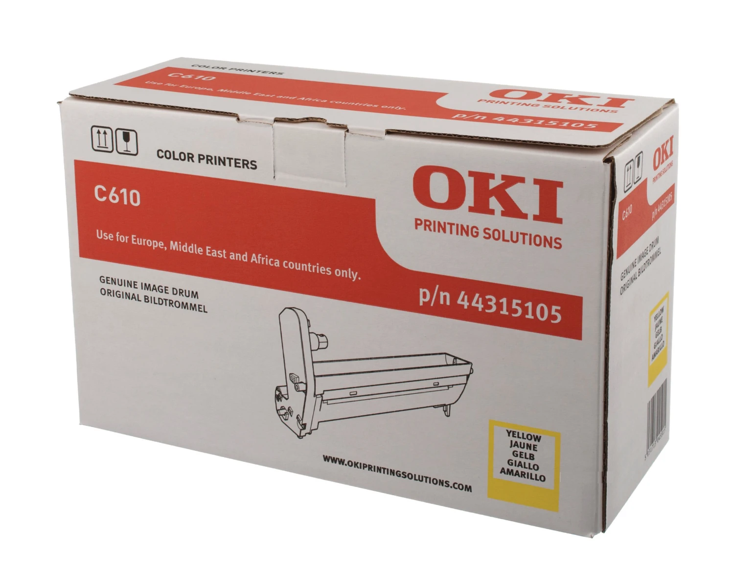 OKI 44315105 Tambour d'image jaune