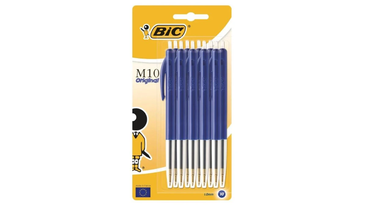 BIC Stylo à bille M10 bleu, 10 pcs.
