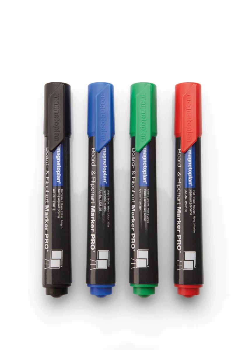 MAGNETOPLAN Marqueur combiné Pro+ pack de 4