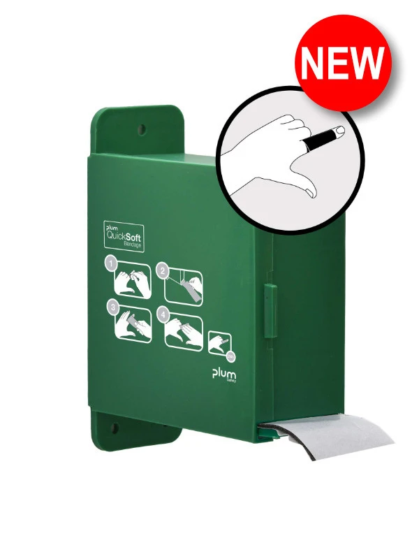 Plum QuickSoft distributeur incl. 1 recharge de bandage noir
