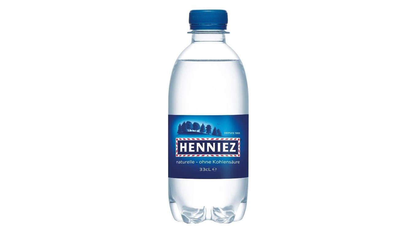 HENNIEZ bleu, non gazeuse, Pet 33 cl, 24 pcs.