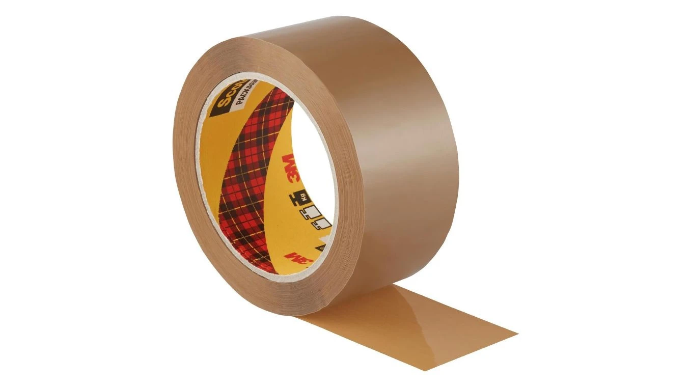 SCOTCH Heavy ruban d'emballage brun 50mmx66m, 3 pcs.